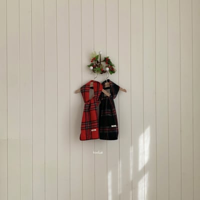 Fondue 35｜(Free  24x120cm)  格子圍巾1