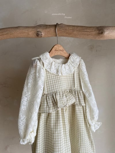 Anne Shirley03｜(1y-5y) 1色格紋綁帶荷葉洋裝16