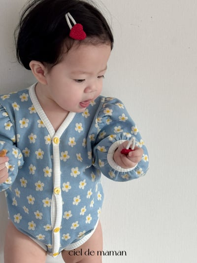 Cieldemaman｜(3-15m) 春天花朵包屁衣25