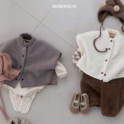 Bebe holic32｜(free) 刷毛排釦斗篷9