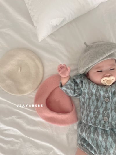 JEAYA08｜(3m-12m) 3色復古菱形針織套裝7