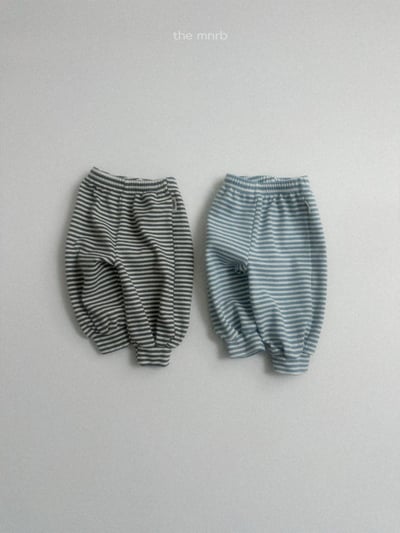 MiniRobe32｜(70-110) 條紋休閒束口褲3