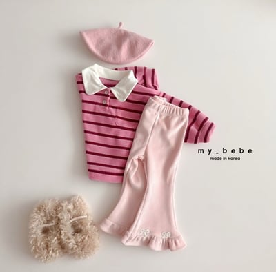 my_bebe37｜(12m~4y) 素面貝蕾帽5