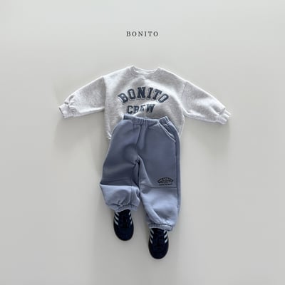 Bonito34｜(75cm-125cm) 壓線口袋休閒縮口褲12