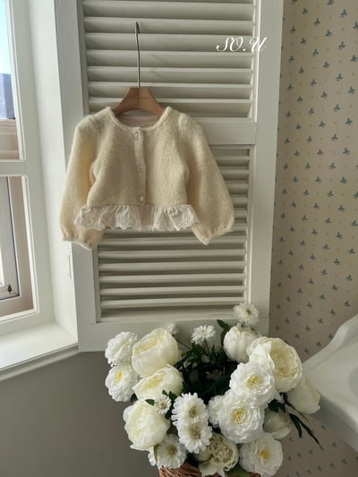 S0.U11｜(12m-M)  針織折邊鈕釦外套10