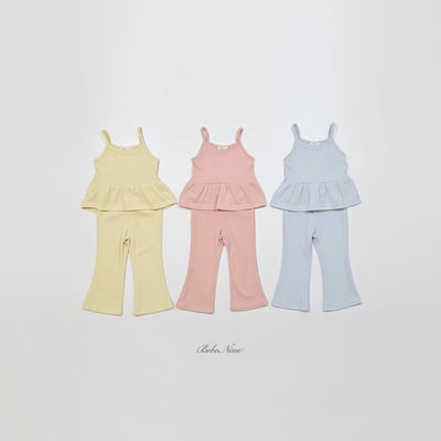 bebe nine28  (65cm-115cm) 3色細肩蛋糕裙套裝2