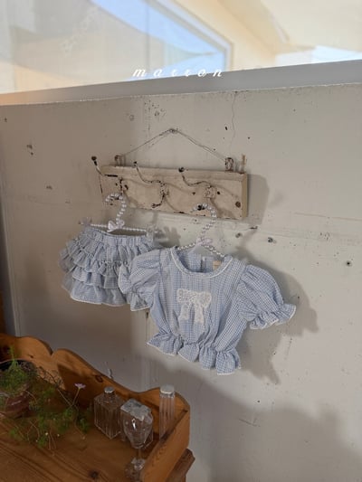 Marron21｜(1y-6y) 愛麗絲蝴蝶襯衫6