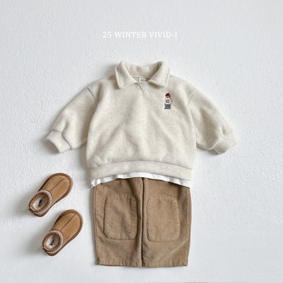 vivid92｜(78cm-125cm) 磨毛小熊休閒套裝16