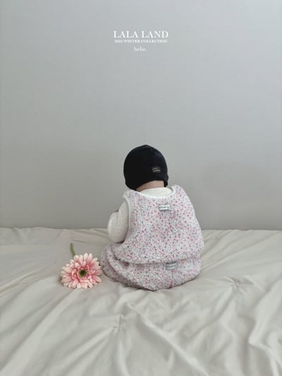 lala land18｜(60cm-83cm) 2色印花刷毛背心10