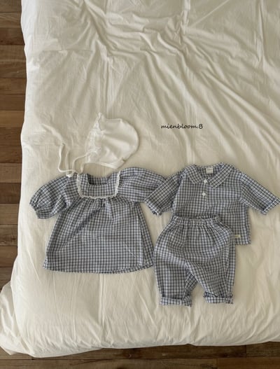 Bloom.b27｜(0m-7y) 經典格紋襯衫8