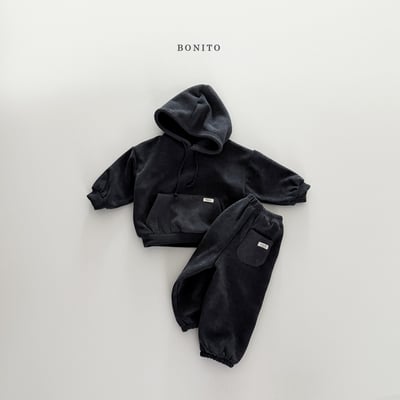 Bonito26｜(75cm-125cm) 休閒連帽上衣束口褲套裝3