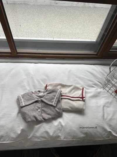 Bloom.b04｜(0m-24m) 水手翻領包屁衣4