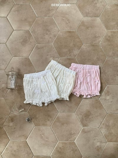 Bebe holic12｜(3m-18m) 蝴蝶結鬆緊褲1