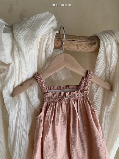 Bebe holic31｜(3m-18m) 蝴蝶結連身裙6