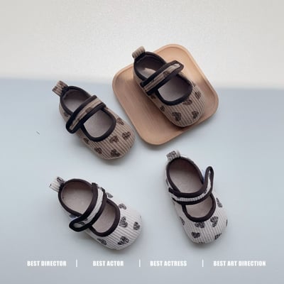 愛心毛絨線墊學步鞋8