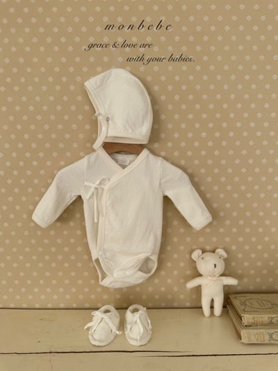 MONBEBE27｜(3m-24m) 排扣帽子17