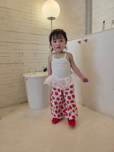 Color01｜(75-115cm) 細肩背心薄紗16