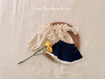 Valubebe81｜(65-90) 蕾絲花邊摺邊披肩6