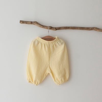 LEMONADE12｜(55cm-85cm) 6色棉麻素面束口褲11