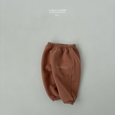 lala land20｜(60cm-83cm) 3色印花刷毛束口褲25