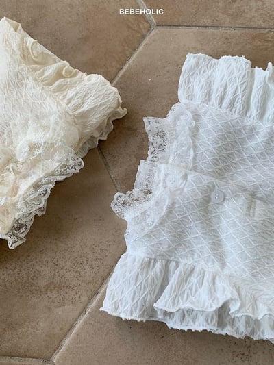Bebe holic41｜(3m-18m) 中領蕾絲上衣7