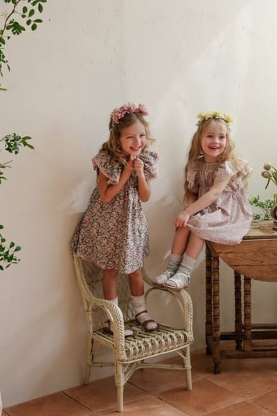 FLO14｜(75-140) 小碎花連身洋裝10