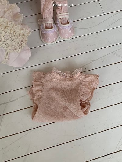 Bebe holic41｜(3m-18m) 中領蕾絲上衣9