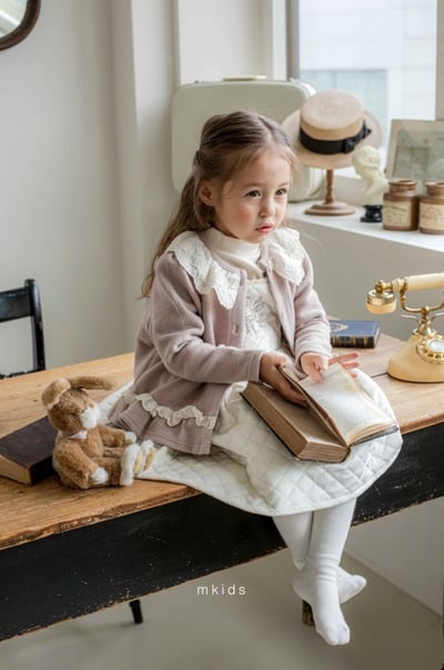 M-KIDS27｜(65-115cm) 2色立領內搭上衣10