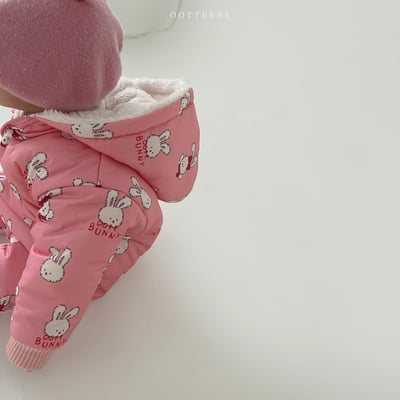 Oottbebe61｜(0m-12m) 雪人防寒連身裝13