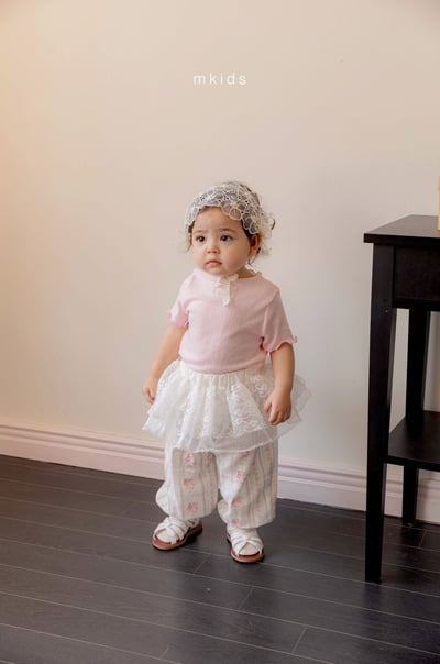 M-KIDS28｜(65-115cm) 印花縮口棉褲16