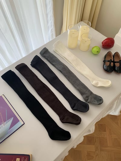 JE666｜(70cm-120cm) 羅紋內搭褲襪19