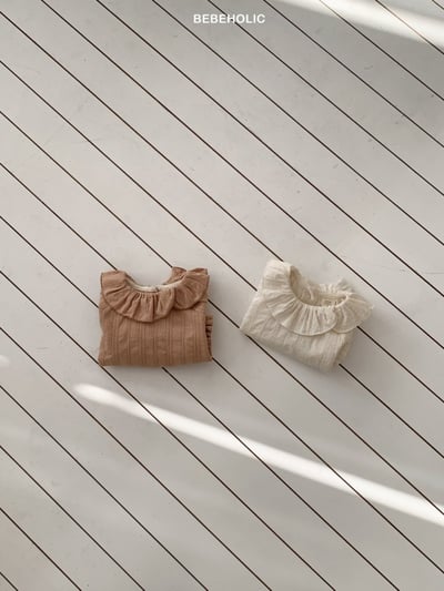 Bebe holic39｜(3m-18m) 花瓣領縮口襯衫16