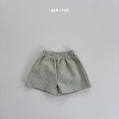 lala land66｜(75-120cm) 4色格紋短褲18