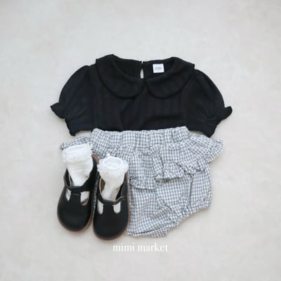 mimi market26 (75-85cm)  荷葉邊格子褲8