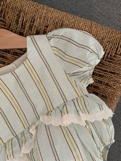 JE24｜(66-120cm) 森林條紋包屁衣/洋裝25