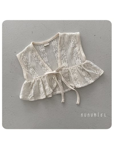 NUNU BIEL19｜(75-115cm) 蕾絲娃娃裝背心1