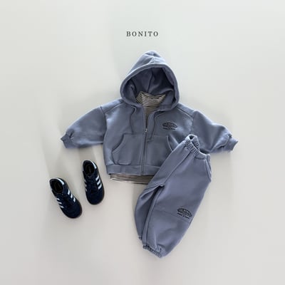 Bonito34｜(75cm-125cm) 壓線口袋休閒縮口褲8