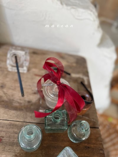 Marron 76｜(free) 蝴蝶結緞帶髮箍1