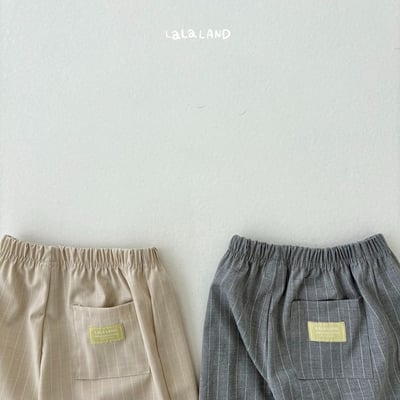 lala land51｜(75-120cm) 2色經典捲邊條紋短褲21