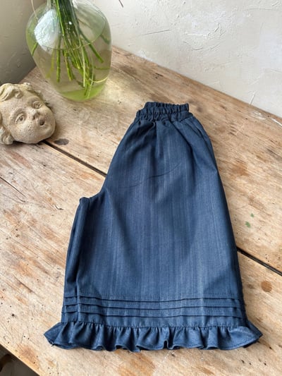 Azalea14｜(78-118cm) 荷葉邊寬腿長褲4