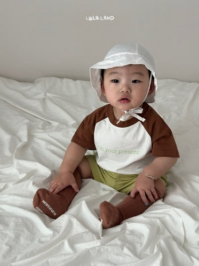 lala land14｜(3m-18m) 2色簡約英字上衣2