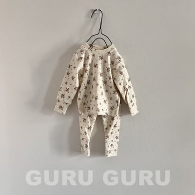 GURU GURU22｜(6m-24m) 2色碎花家居套裝1