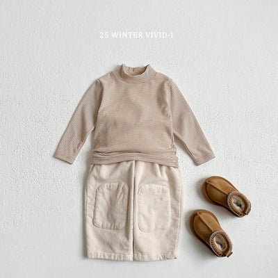 vivid77｜(78cm-125cm) 條紋中領上衣5