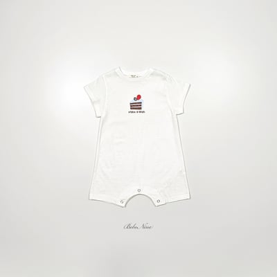 bebe nine15  (6m-24m) 2色可愛蛋糕圖包屁服6