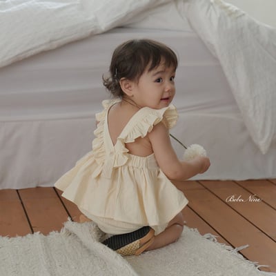 bebe nine37  (6m-24m) 3色小荷葉蛋糕套裝14