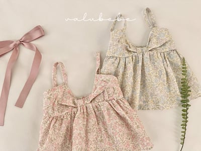 Valubebe 02｜(65-90cm) 緞帶細肩娃娃衣3
