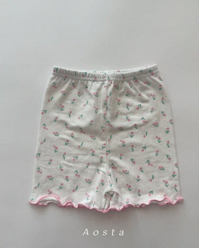 AOSTA15｜(6m-5y) 3款繽紛木耳邊短棉褲19