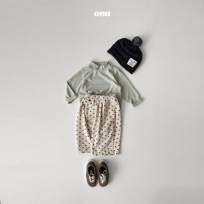 onu 55｜(70cm-115cm) 磨毛素面上衣8