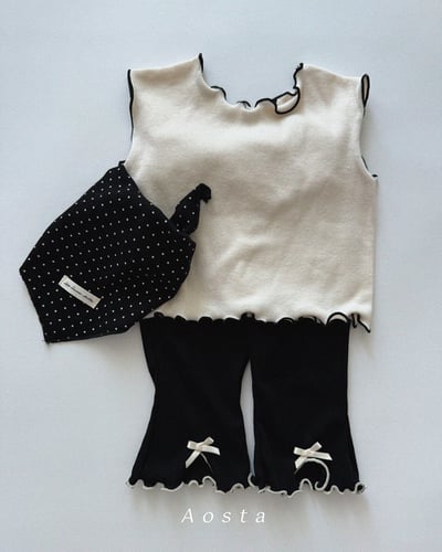 AOSTA47｜(6m-5y) 4款羅紋木耳邊無袖上衣21