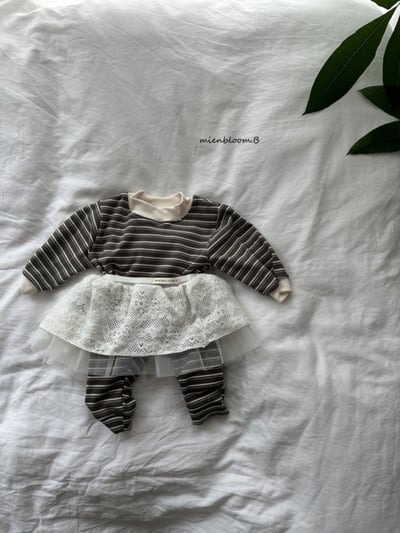 Bloom.b07｜(0m-24m/85cm-125cm) 條紋合身內搭褲10